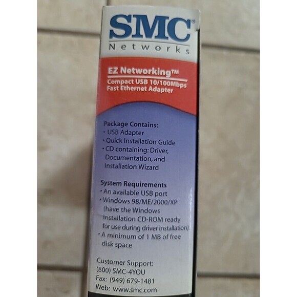 SMC Networks Compact USB  10/100Mbps Fast Ethernet Adapter - Picture 6 of 6
